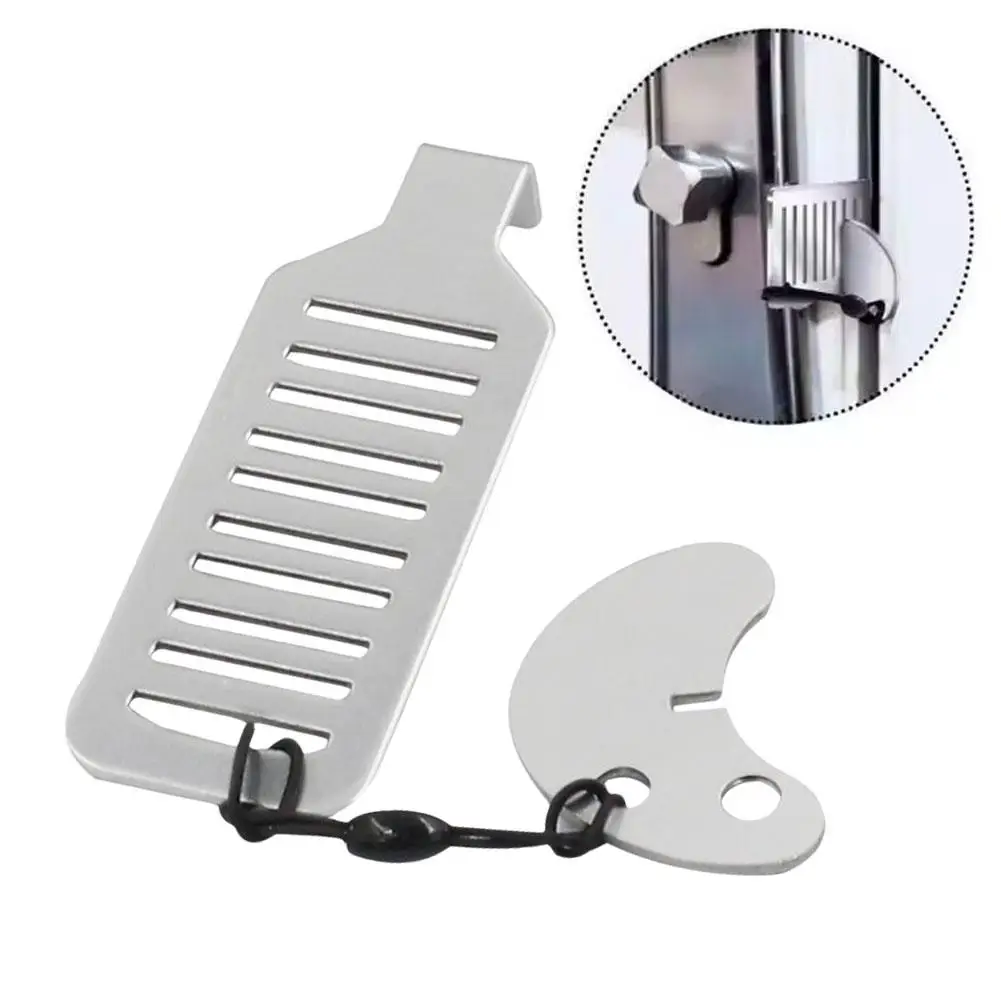 1PCS Door Lock Security For Travel | Heavy Duty Portable Door Lock Stoppers | Hotel Door Jammer Home Security Lock B3N9