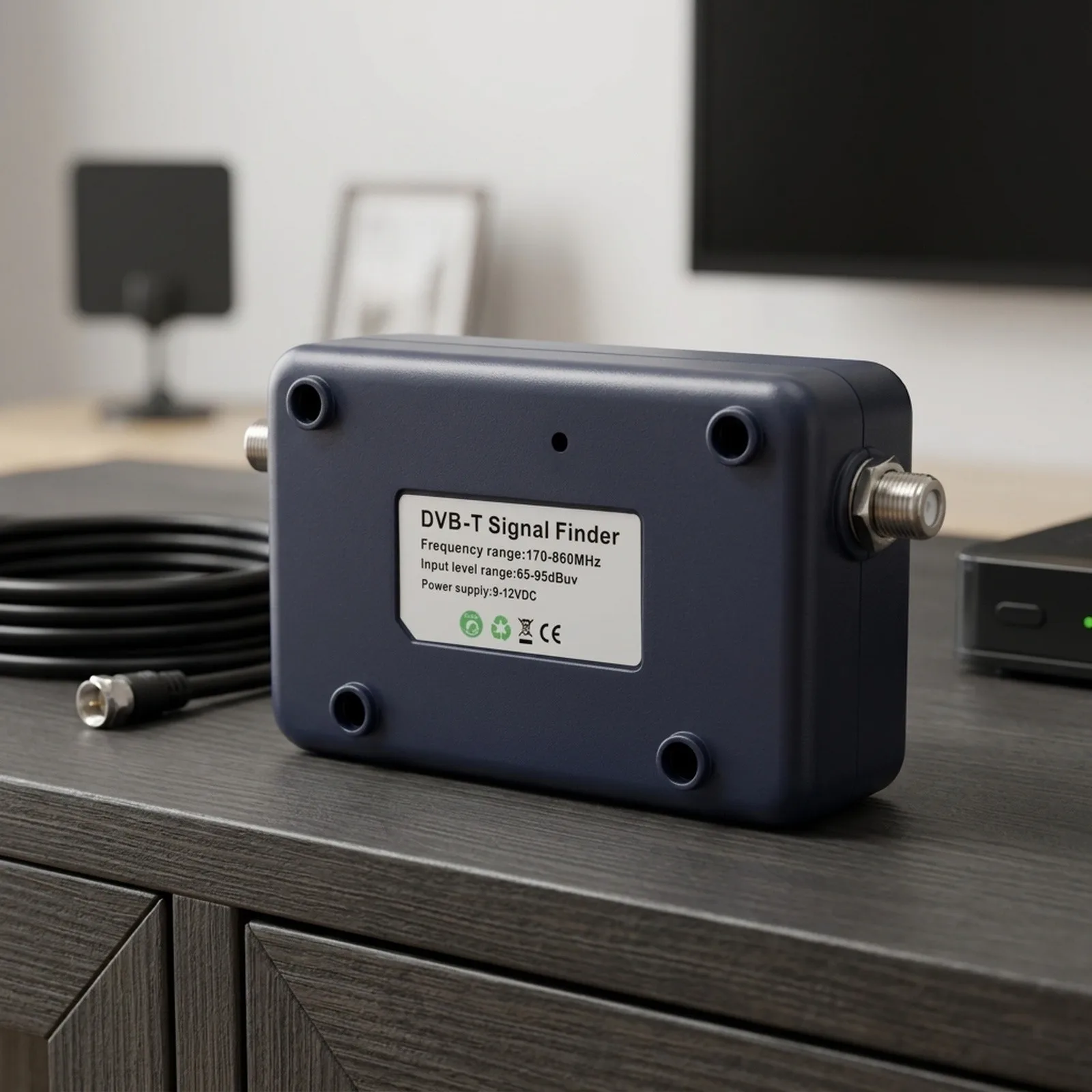 DVB-T TV For Finder Detector With For Compass For Terrestrial For Satellite For Antenna Alignment 170-860MHz Meter Tool