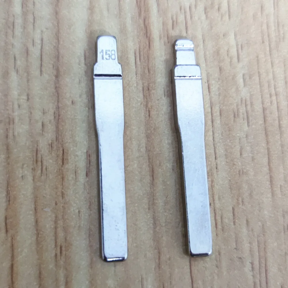 

10 шт./компл., оригинальный пустой металлический необрезанный откидной дистанционный ключ HU101, лезвие для Ford Escort, замена автомобильного ключа, программирование не требуется