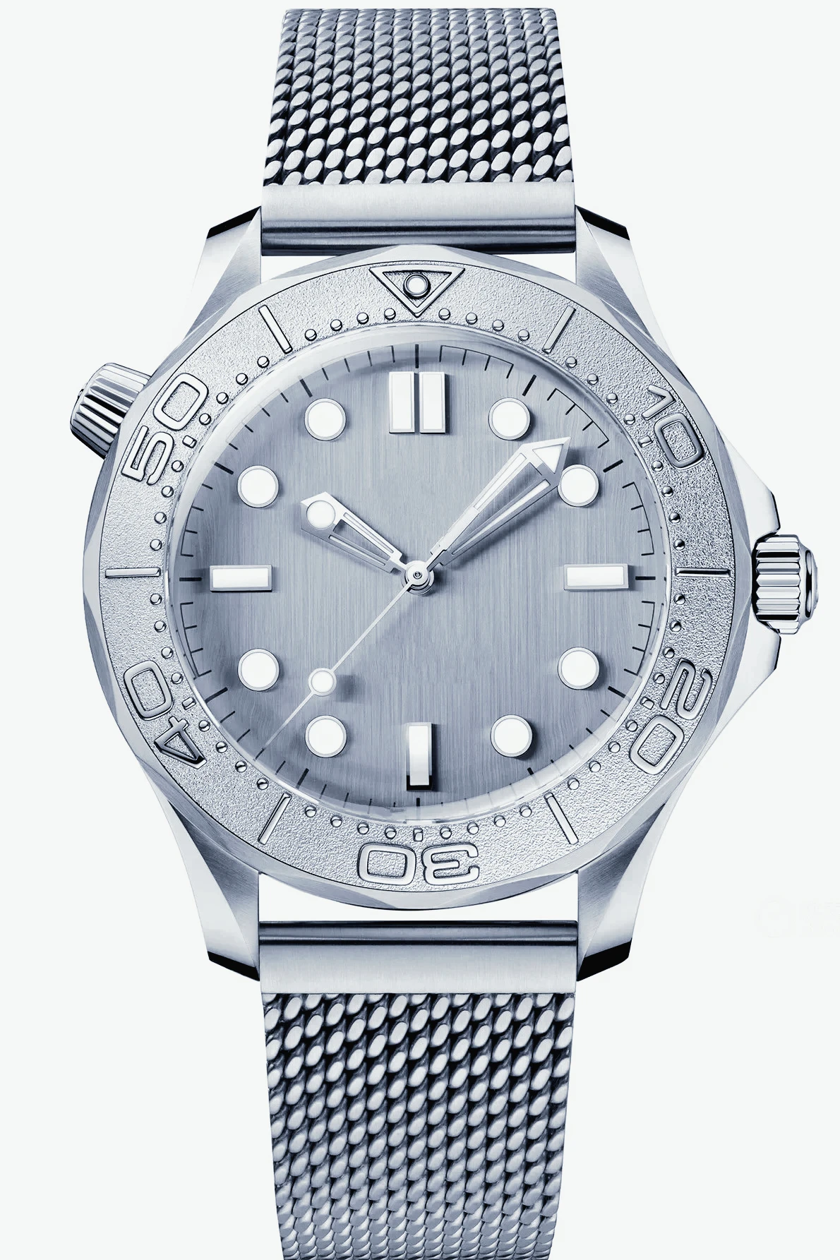A1212 Store 42mm Men's Automatic Mechanical Watch, Green Dial, Rubber Strap, 904L Customized Watches view 4
