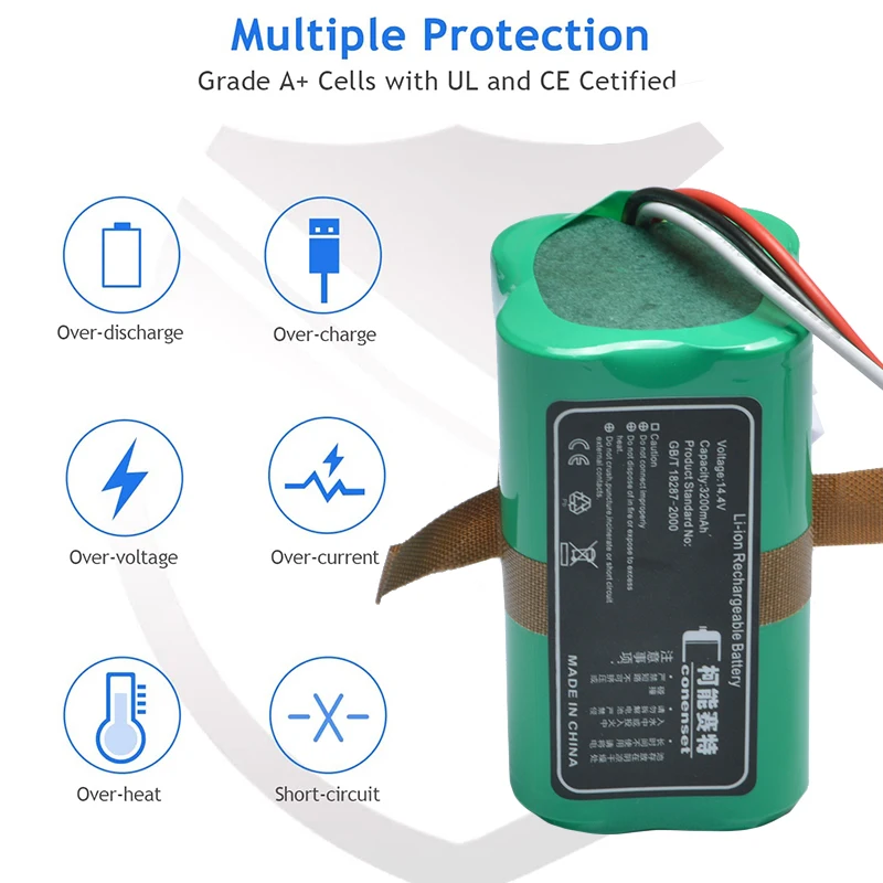 Miele Scout RX1 RX1-SJQL0 Scou RX2 로봇 진공 청소기 액세서리 예비 부품 용 3200mAh 14.4V 배터리