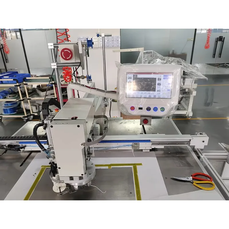 Fully Automatic Electric Heating Mattress Sewing Making Machine Thermal Blanket Carpet Core Motor Gear Components Flat-Bed