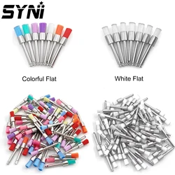 50pcs Dental Prophy Brushes Polishing Polisher Nylon Bristle Brush Polisher Cup Used for stain removal Teeth Whitening