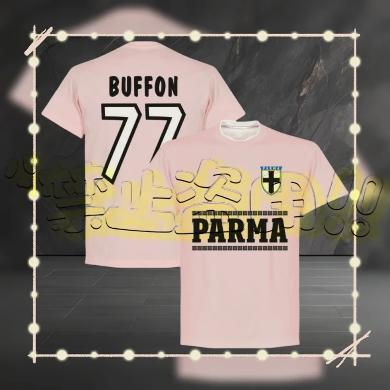 24/25 Latest Explosive Parma Classic Commemorative Edition Retro Fan Jersey Trendy Men's Fashion Adult Children's Men's T-shirt