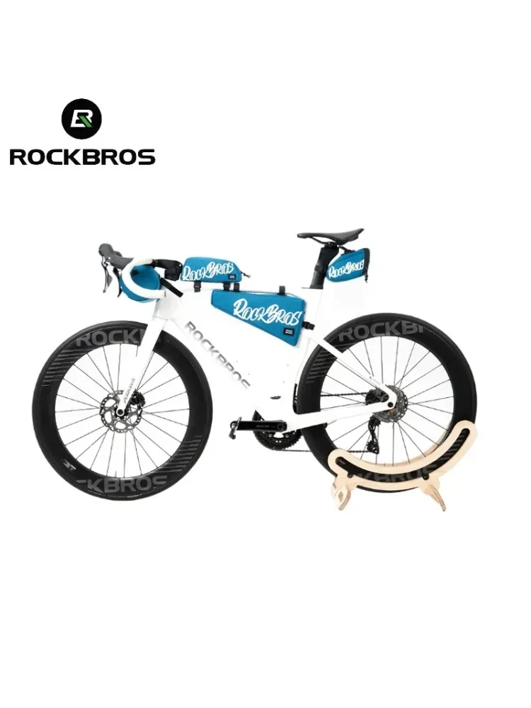 AliExpress NONE ROCKBROS Bike Bags Combo Polyester Front BagsTriangle tube Saddle Bags Bike Long Distance Travel 1/2/3/4pcs Set Available