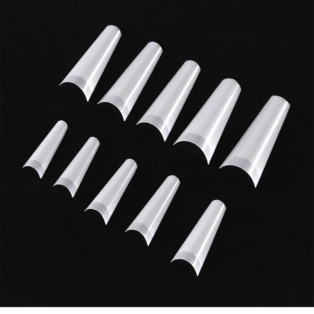 

500Pcs Nail Display Card Natural Color Good Quality Material Convenient Carry Use Engraving Painting Practice Nail Display Card