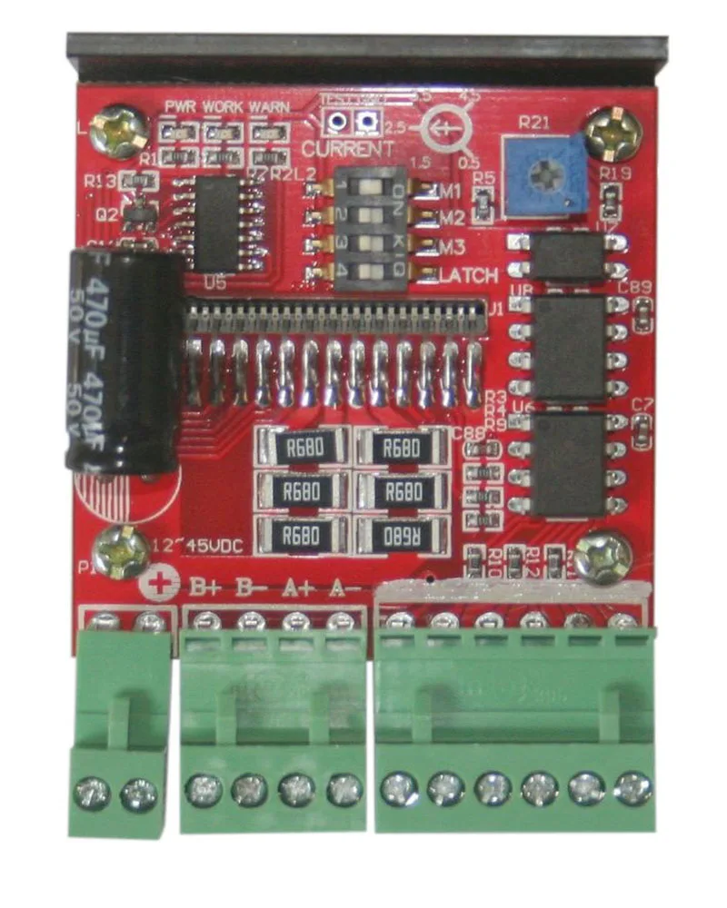 

New Design 2-Phase Stepper Motor Driver 4A16 Subdivision, Red TB6600