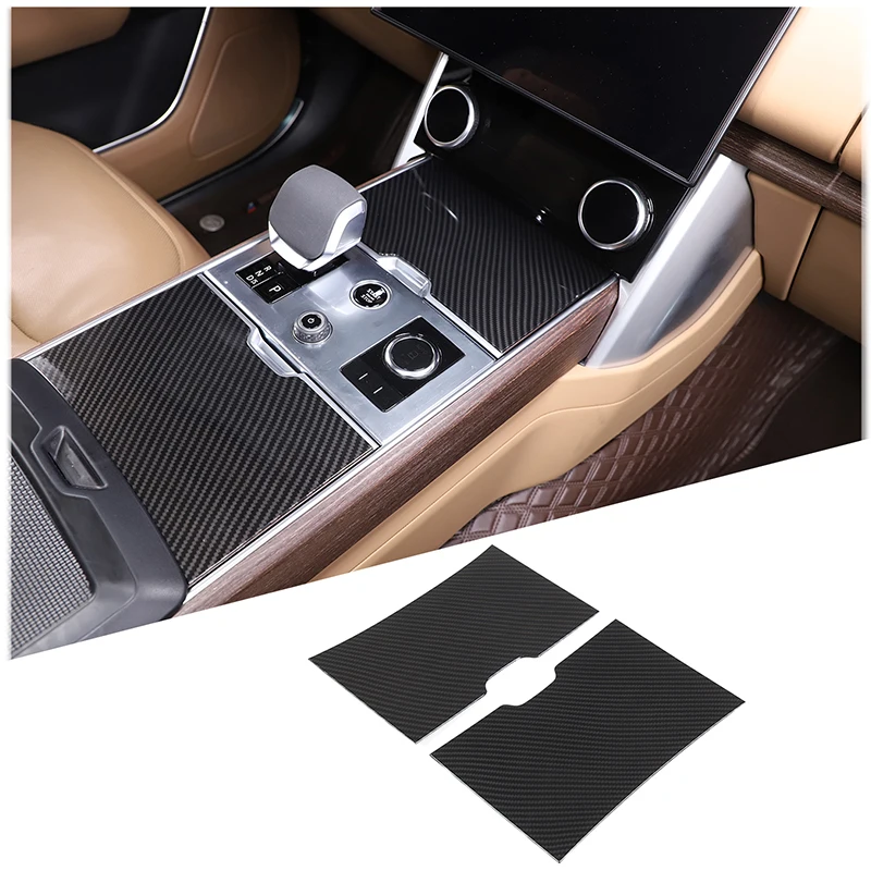 

For Land Rover Range Rover Executive 2023-2025 Automotive Center Control Teacup Decorative Panel ABS Carbon Fiber Car Accessorie