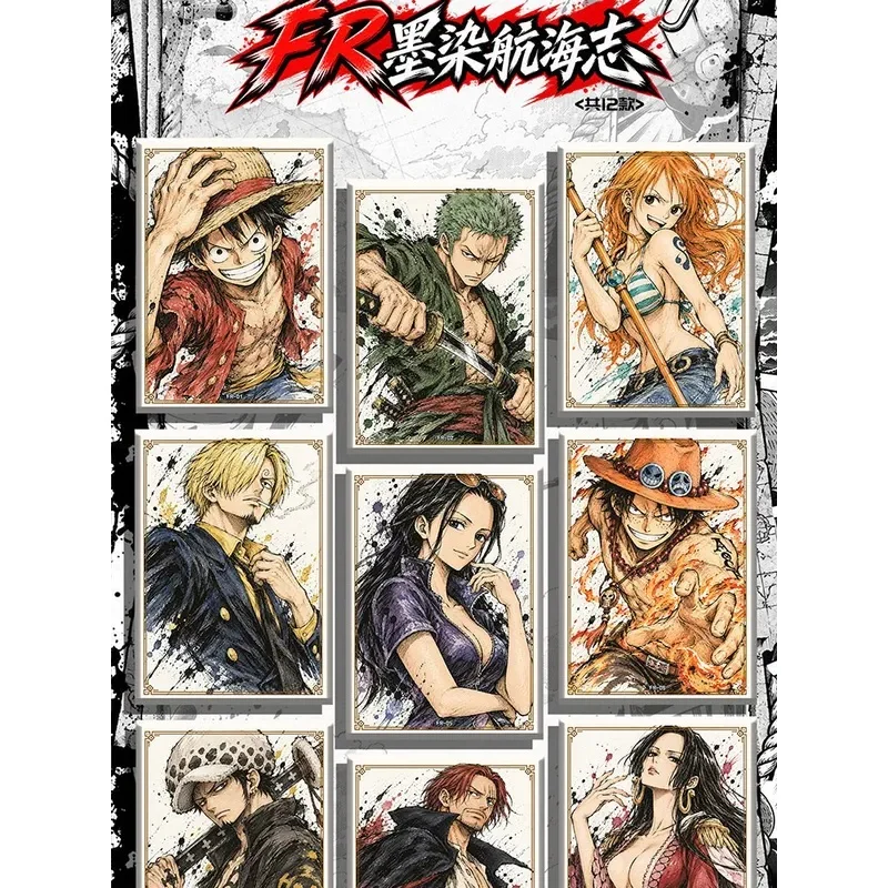One Piece New World Mysteries Series Boa Hancock Nami Collectible Cards Japanese Anime CCG TCG Trendy Birthday Party Hobby Gift