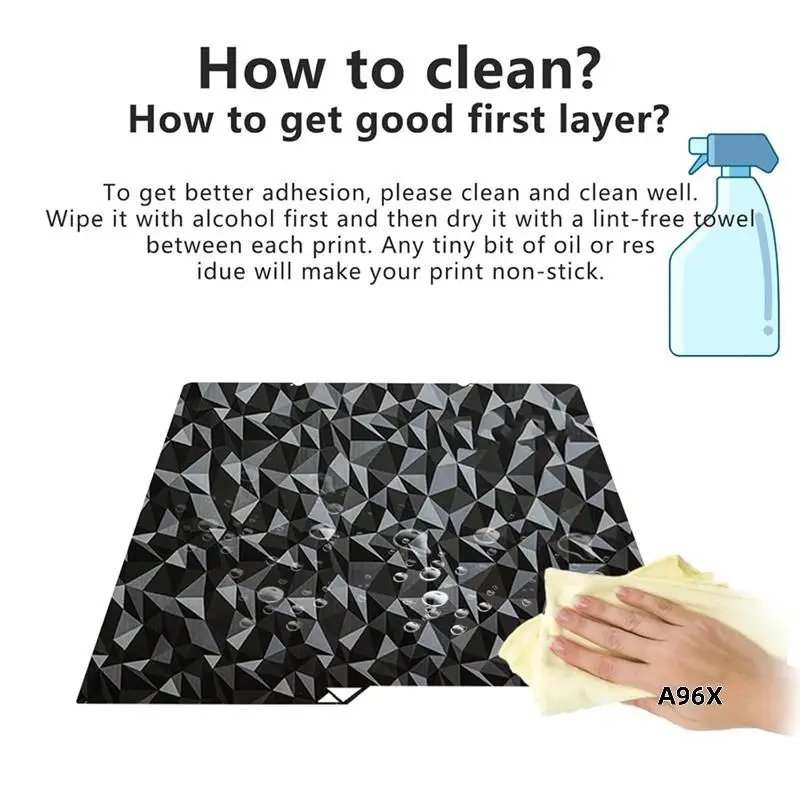 

Наборная пластина для Kobra S1C, двухсторонняя пружинная стальная пластина, двухсторонняя гладкая доска