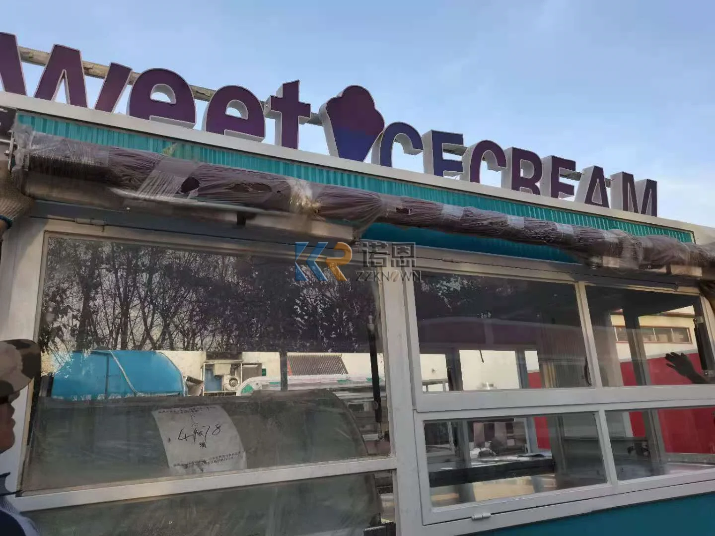 En Stock, camión de comida móvil de 5M, camión comercial de helados y café, remolque, carrito de comida, furgoneta de quiosco con equipo de cocina