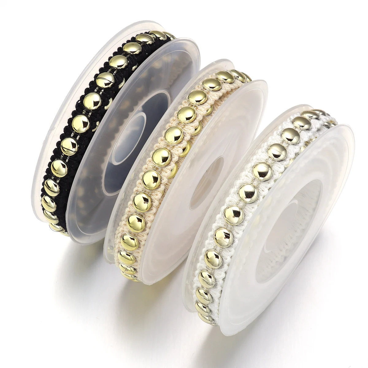 

2 ярда/лот, черно-белая жемчужная бусина, кружевная лента, кружевная тканевая лента для отделки, ленты для шитья одежды своими руками, аксессуары для одежды ручной работы