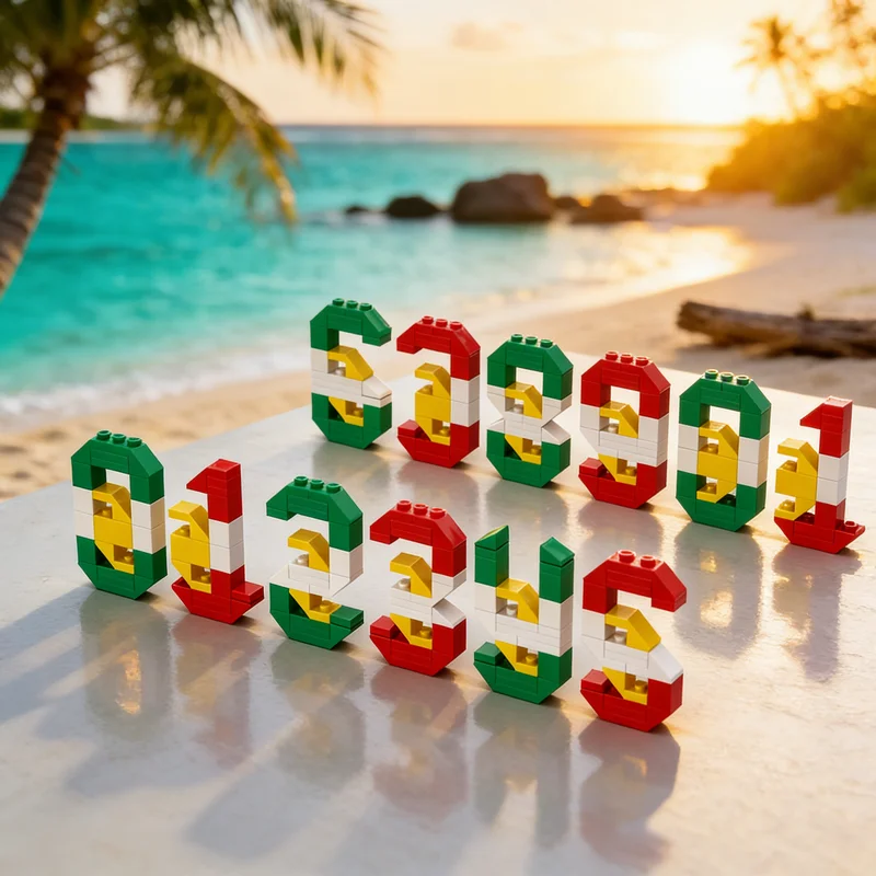217 pièces MOC NUMBERS ROW YOUR BOAT 2 ou 3 Modèles de blocs de construction DIY Jouets créatifs Idée de briques Cadeaux de Noël Enfants
