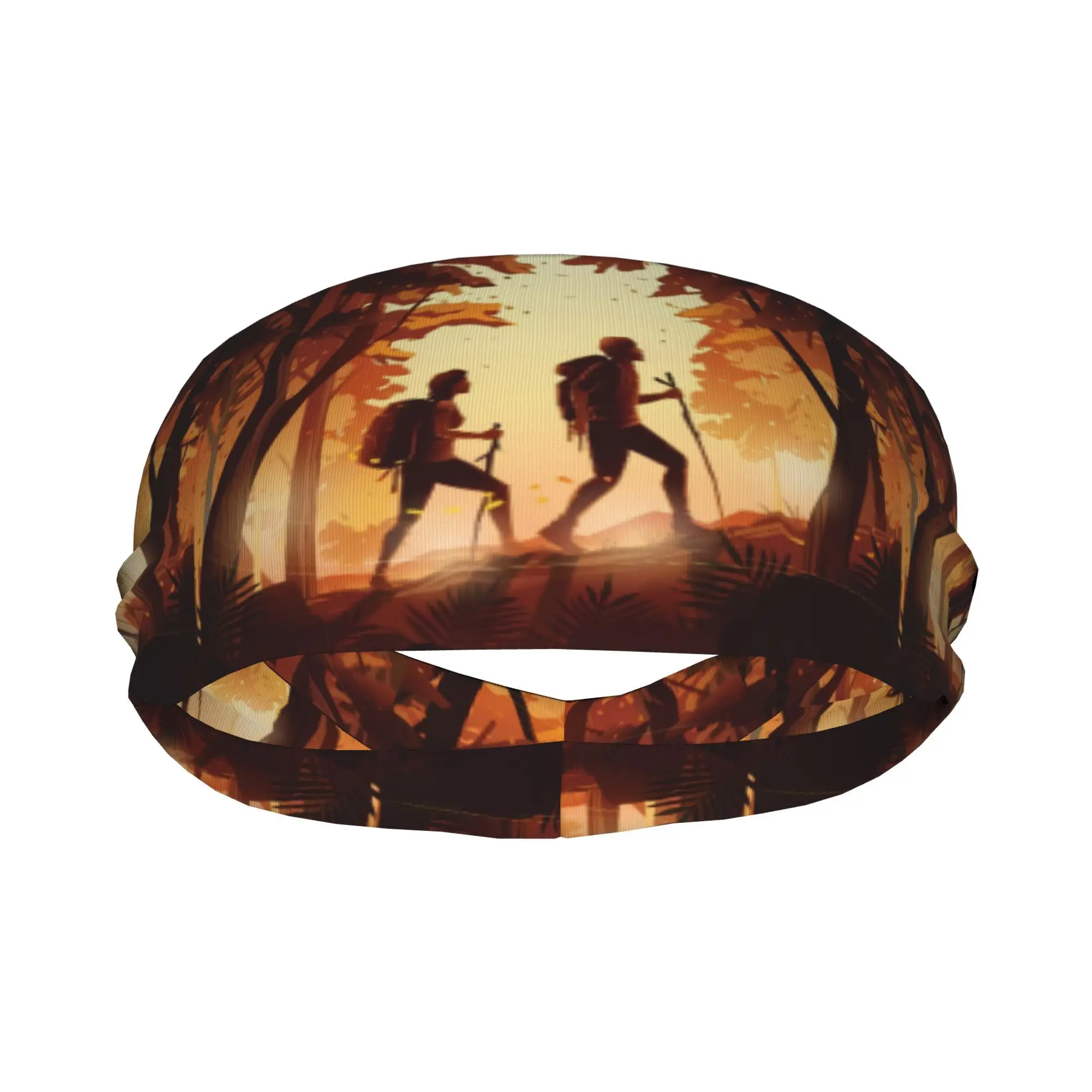

Hiking Headband Compatible for Outdoor Sports Sweat-Wicking Breathable Adjustable Trekking Headwear for Activities