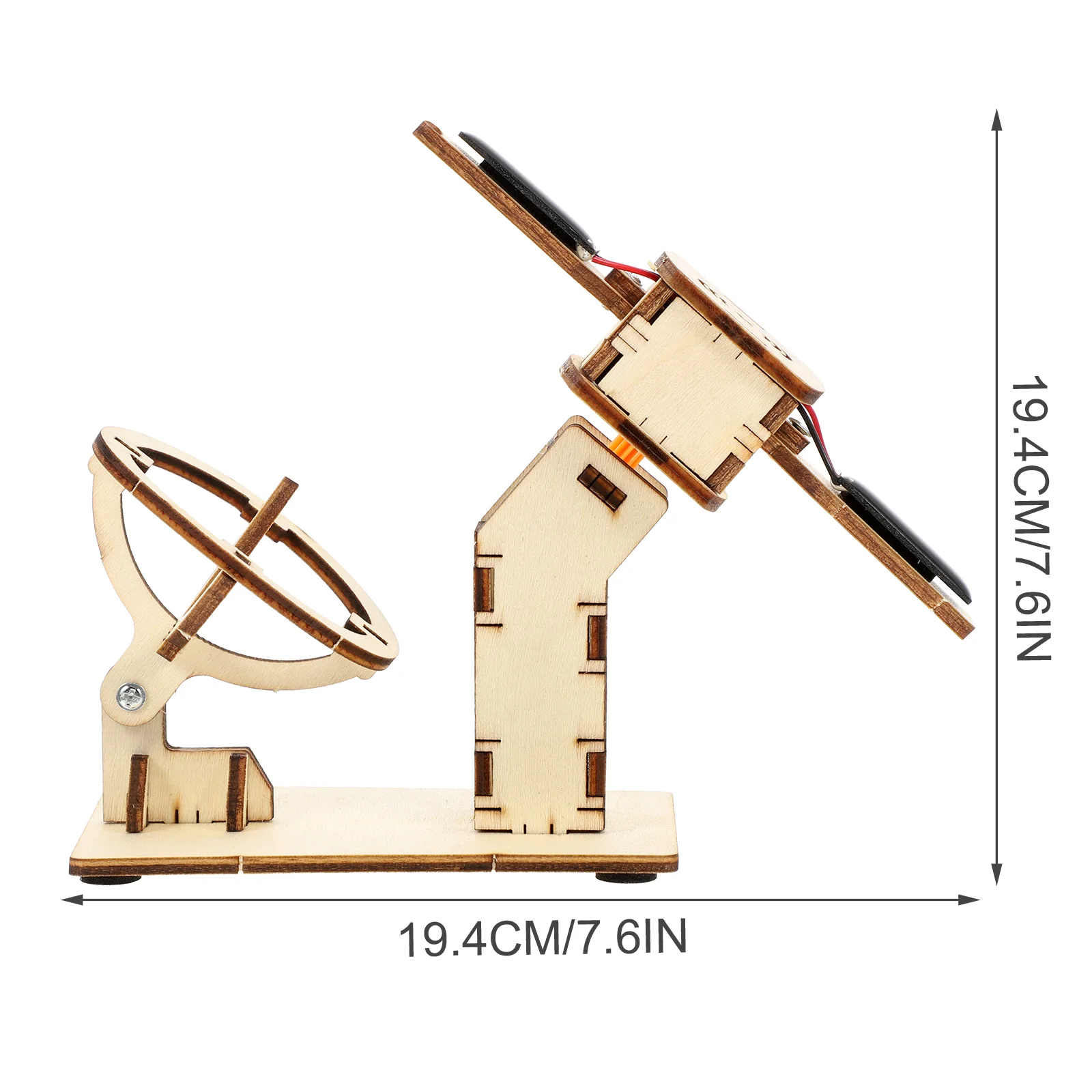 Insectenspeelgoed DIY kunstmatige satelliet bolvormige cactushoutprojecten voor kinderen bouwen