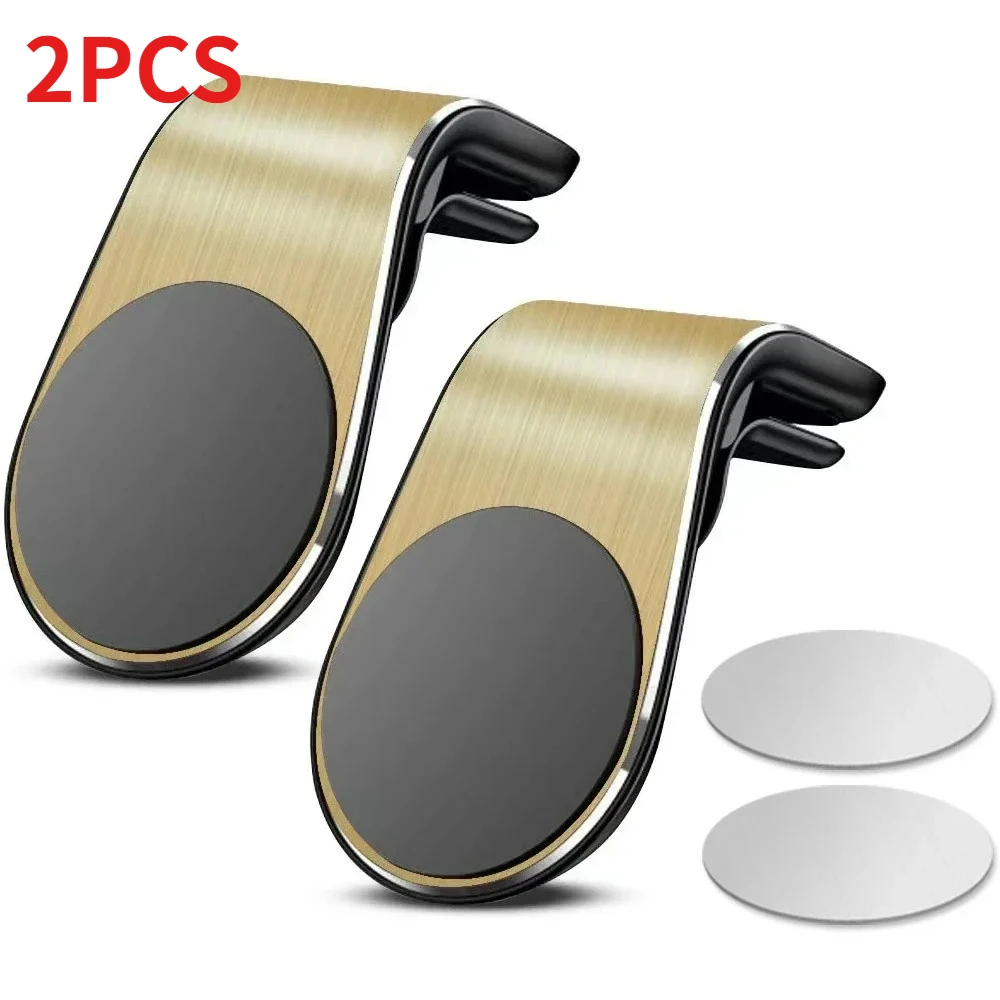 1/2 stücke Magnetische Auto Telefon Halter Stehen Air Vent Clip Auto Halterung Handy GPS Unterstützung in Auto Halterung 3 farben für IPhone