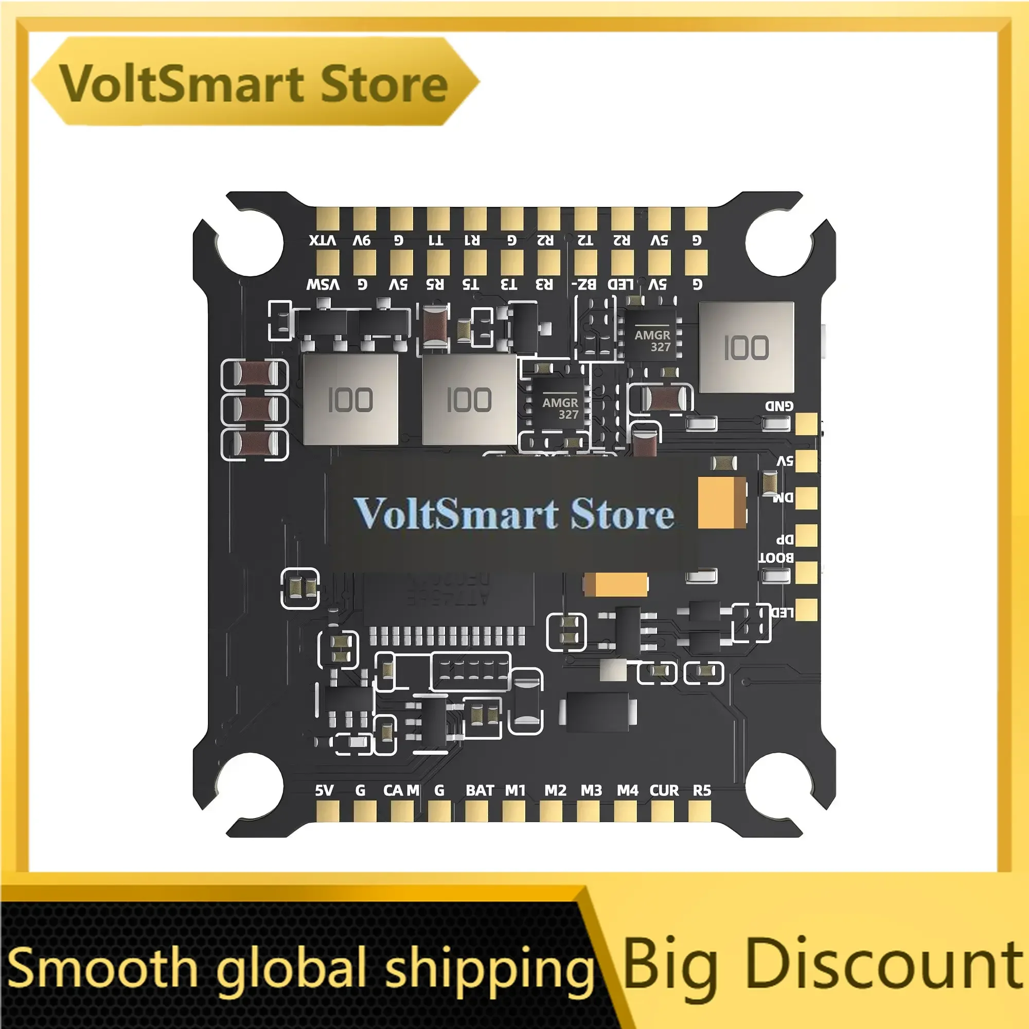 VoltSGeprc F722-BT-HD V3 Flight Controller FC BetaFlight OSD W AT7456E Chip 3-6S LiPo For RC FPV Fixed-Wing Drone Multirotor