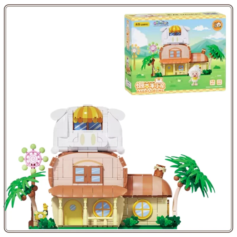 

Оригинальный конструктор WeKKi Pleasant Goat and Big Big Wolf "Деревня Козлят" — модель особняка для сборки, подарок, аниме-модель для сборки, подарок для фанатов аниме.