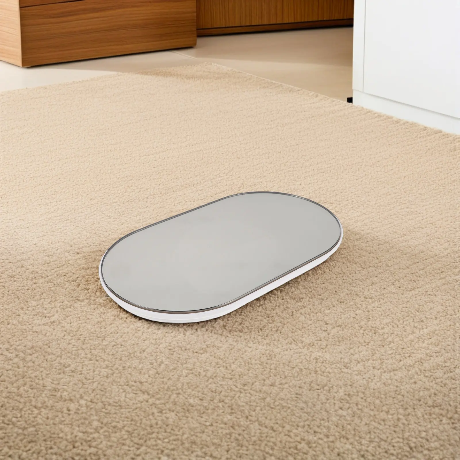 

Portable Digital Bathroom Scale Body Weight High Precision Tempered Glass Compact Weighing Machine For Home Travel Use Small