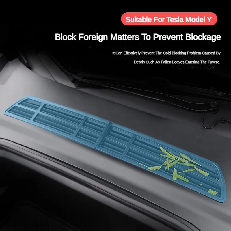 For Tesla Model Y Air Conditioning Air Inlet Protective Cover Insect Net Air Inlet Protective Cover Modification Accessories