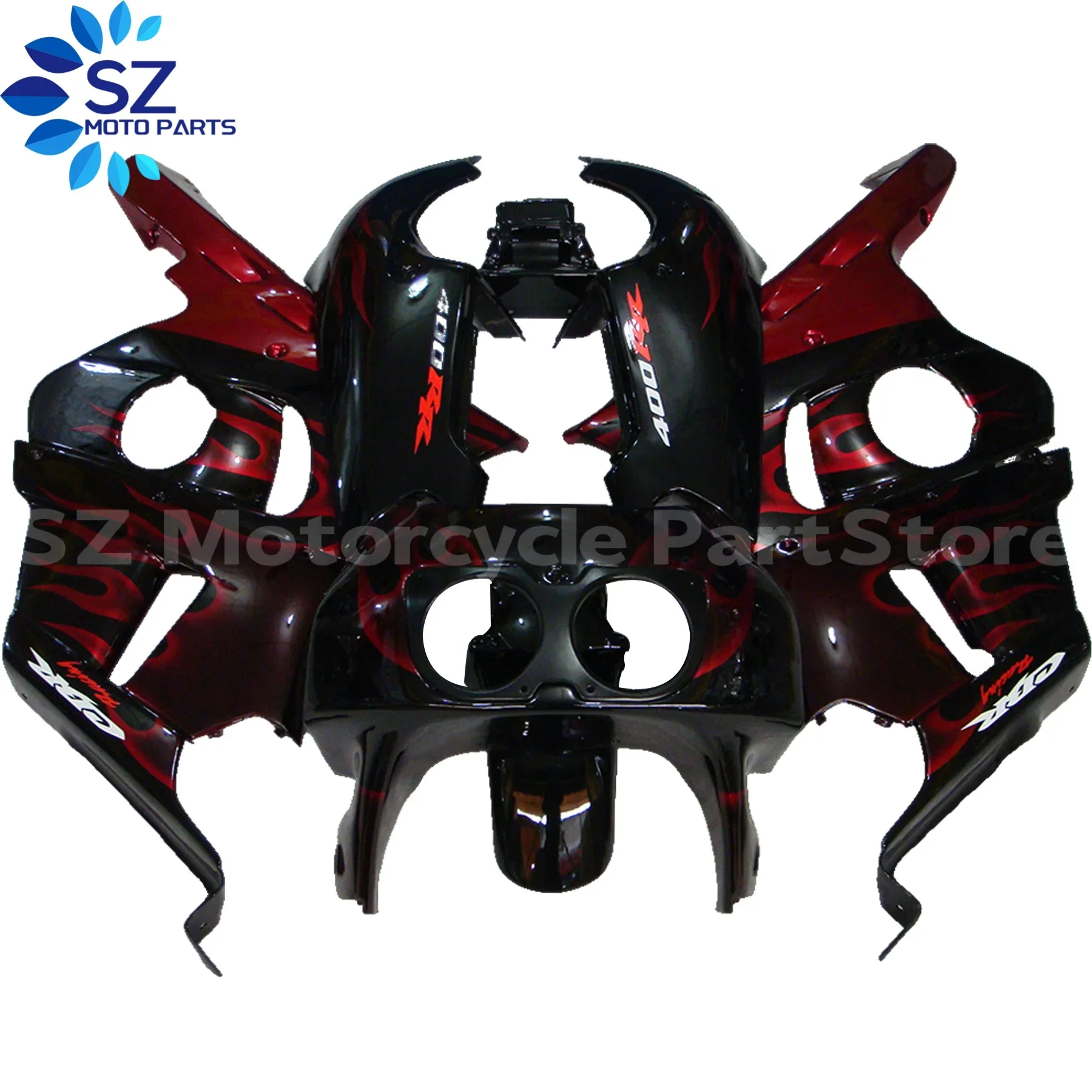 

ABS Injection Molded Bodywork Fairing Kit for Honda CBR400RR MC29 1990-1999 Motorcycle Full Set Assembly