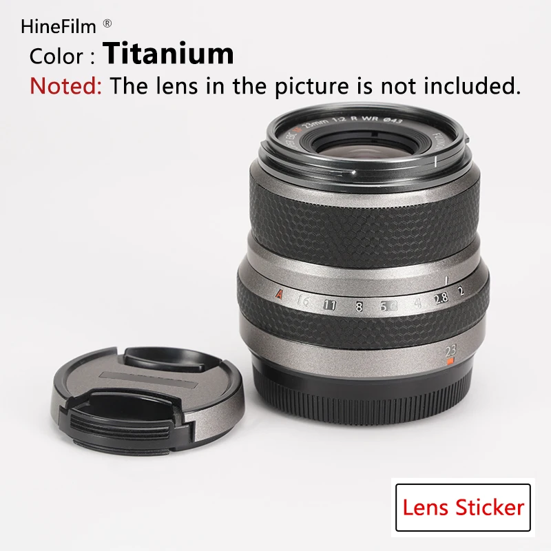 Fuji XF23 F2 / 23 F2 Lens Premium Decal Skin per Fujifilm XF23mm F2 R WR Lens Protector Cover Film Wrap Sticker