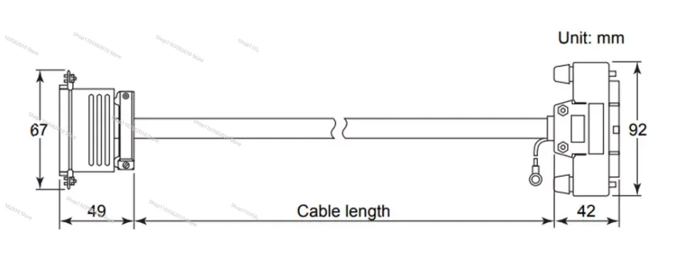 In Stock New and Original Yokogawa KS10-10*A KS10 Signal Cable 50-50 pins 10m Good Price Fast Shipping