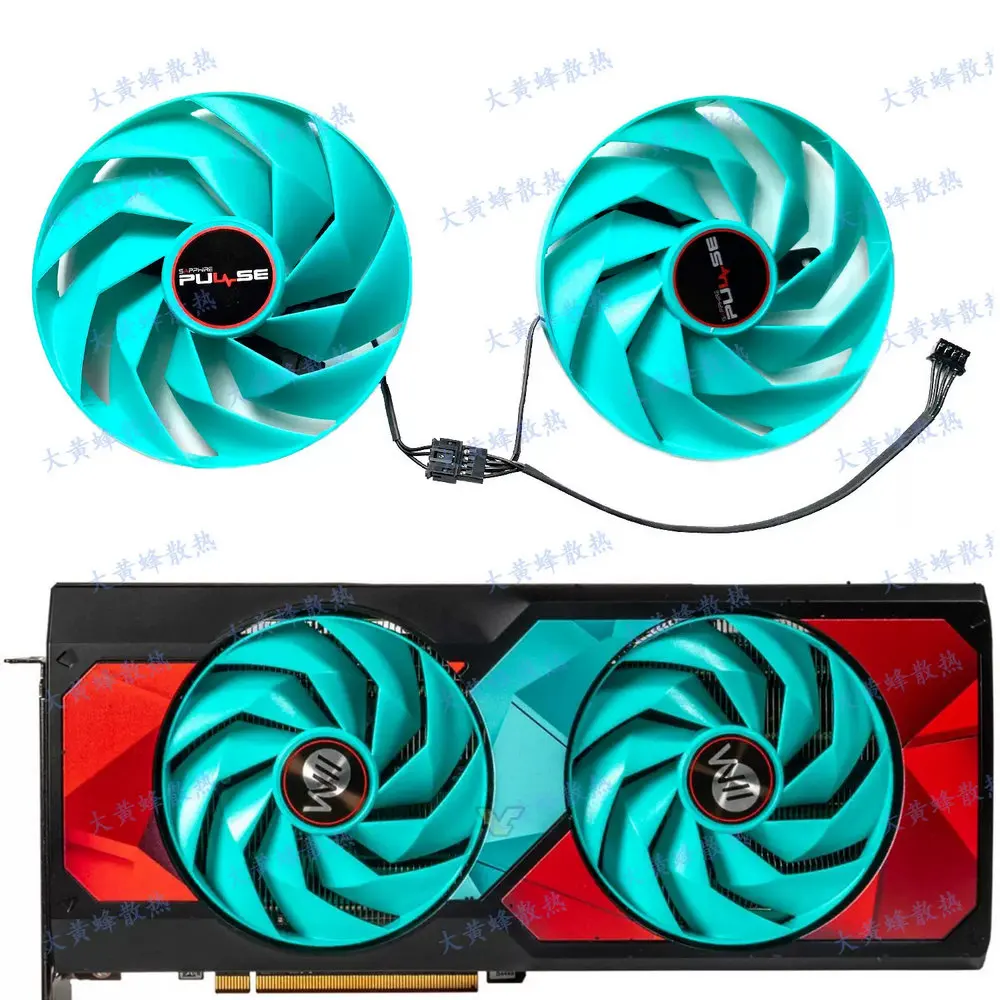 The Cooling Fan for SAPPHIRE RX7800XT PULSE Graphics Video Card FD10015M12D