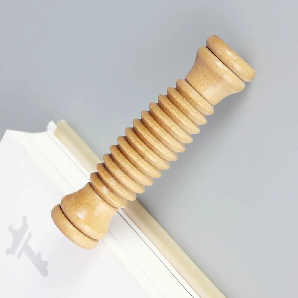 

Wooden Roller Massager Stick High Density Full Body Deep Tissue Relief For Arms Shoulders Back Waist Legs Hand Held Muscle