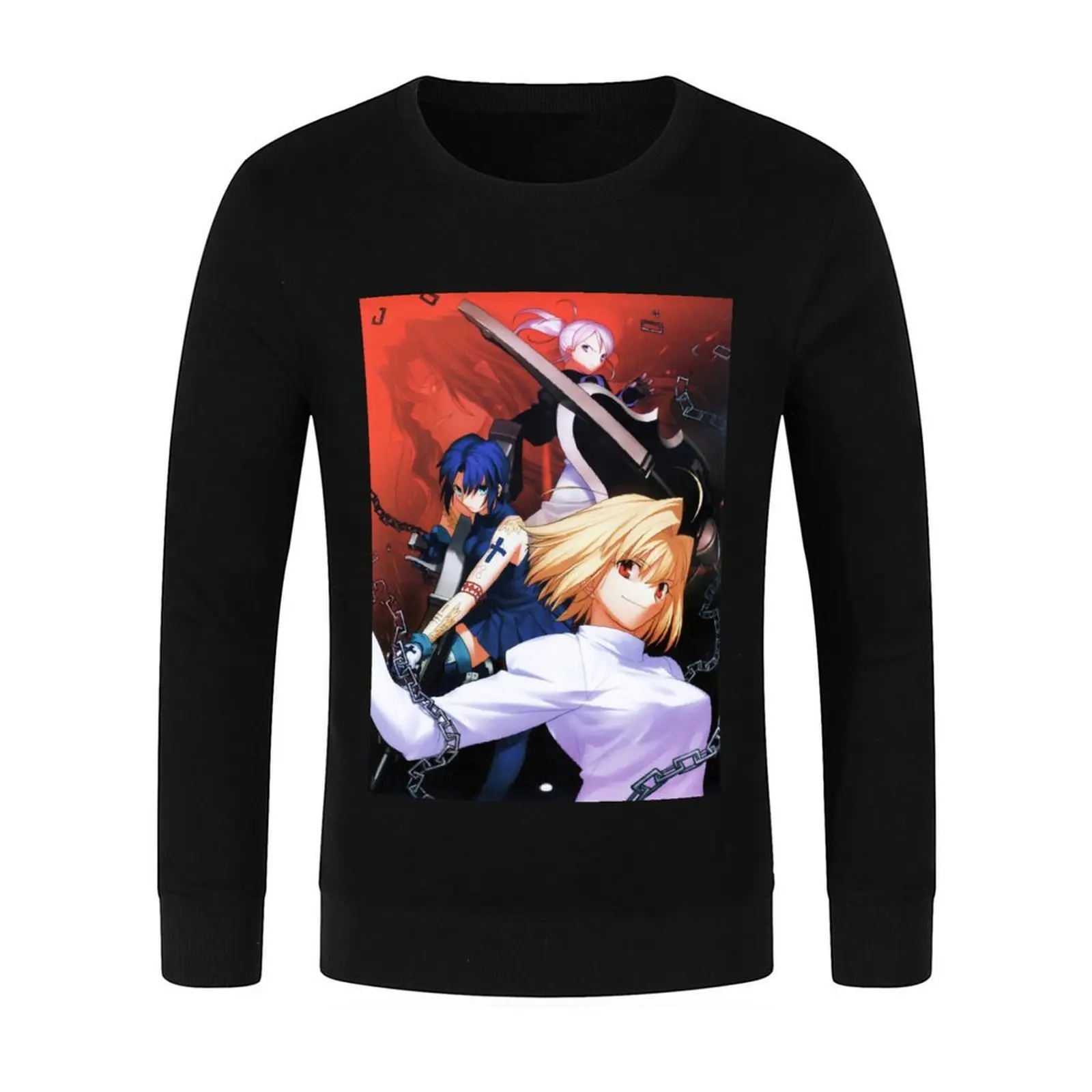 Melty Blood Pullover ملابس رجالية قميص رياضي رجالي ملابس الخريف بلوزات جرافيك