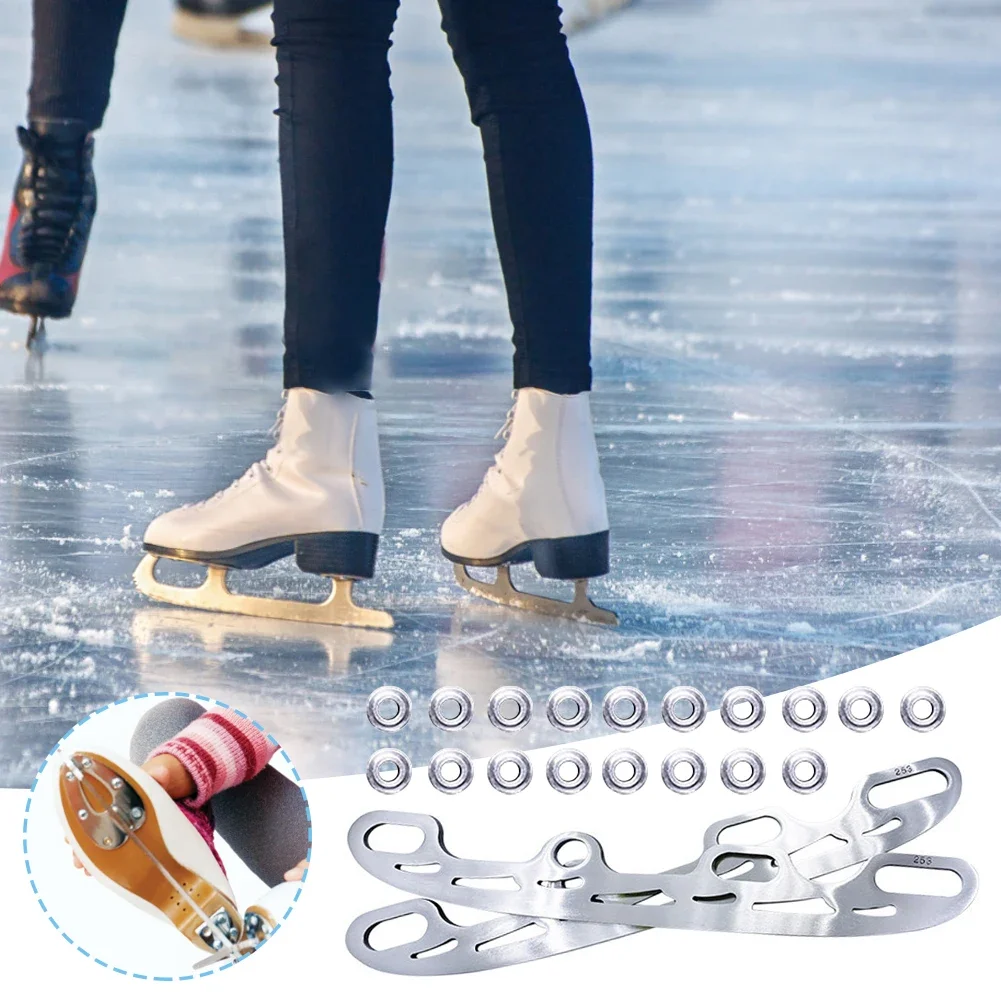 Ice Skating Blade 253/290 MM Replacement Multi Purpose Skate Shoes Blade Stainless Steel Inline Figure Ice-Skating Accessories