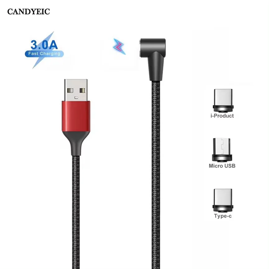 USB Type C Magnetic Cable for Samsung Galaxy Z Flip6 vivo iQOO Z9 Lite Lenovo Legion Y700 Sony Xperia 5 V Charging Phone