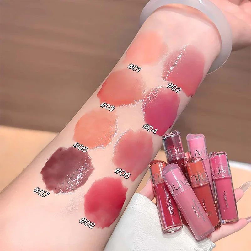 CAPPUVINI Juicy Lip Tint Glänzender Lipgloss Spiegelglanz Flüssiger Lippenstift Feuchtigkeitsspendender Lipgloss Koreanische Kosmetik – Detail 3