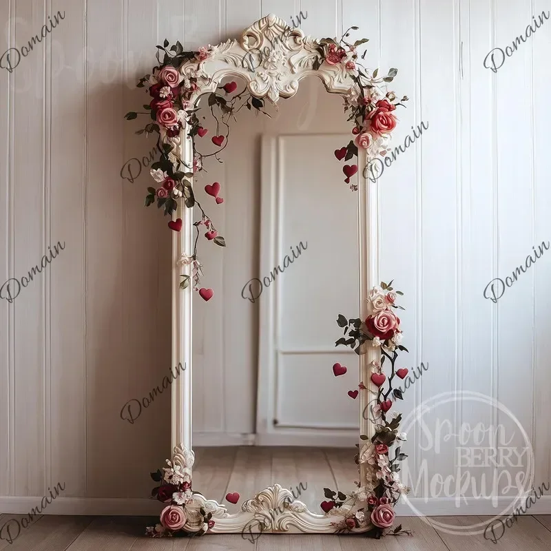 9X Modern Vanity Decorative Mirrors Aesthetic Art Nordic Full Body Girls Funky Mirror Portable Garden Spiegel Wand Home Products