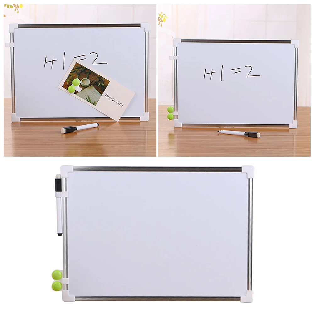 

Magnetic Whiteboard Double-sided Writing Board for Kids Teaching Office Dry Wipe Easy Erase Flexible Installation Small