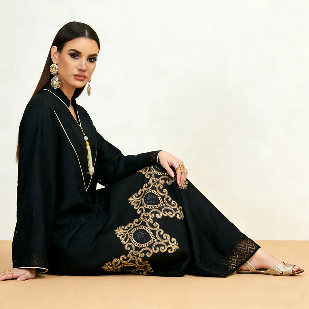 

New Moroccan Party Dress for Women Muslim Kaftan Embroidery Abaya Ramadan Jalabiya Wedding Evening Dresses Abayas Caftan Vestido