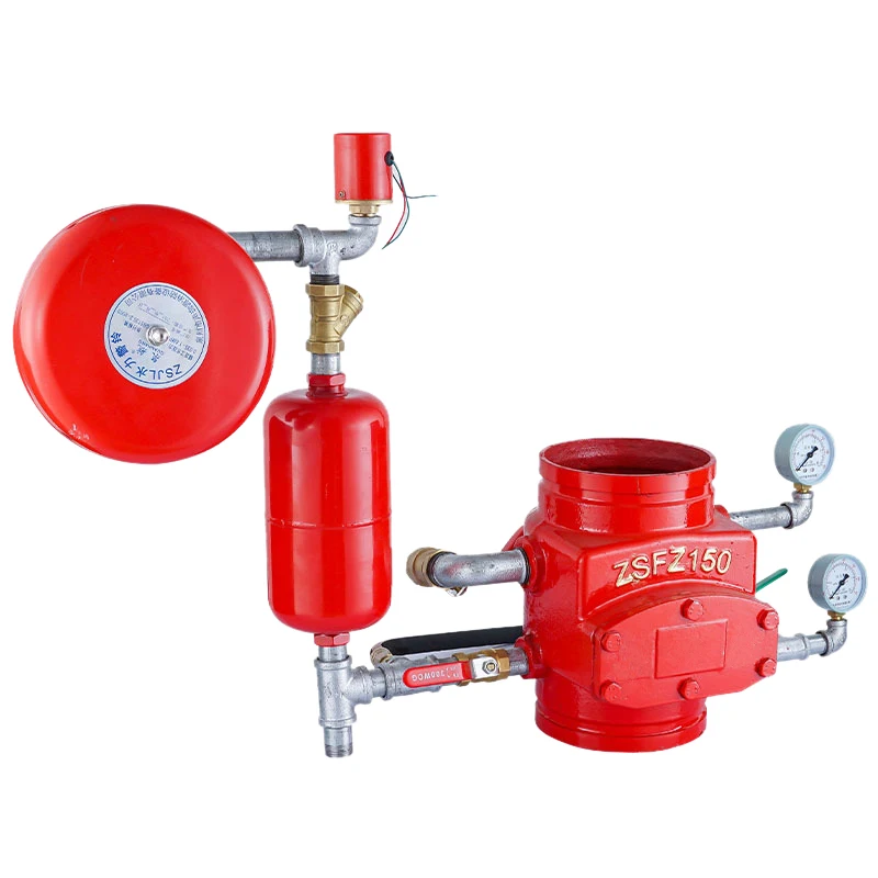 Ductile Iron Zsfz 150 Fire Fighting Sprinkler System Wet Alarm Check Valve