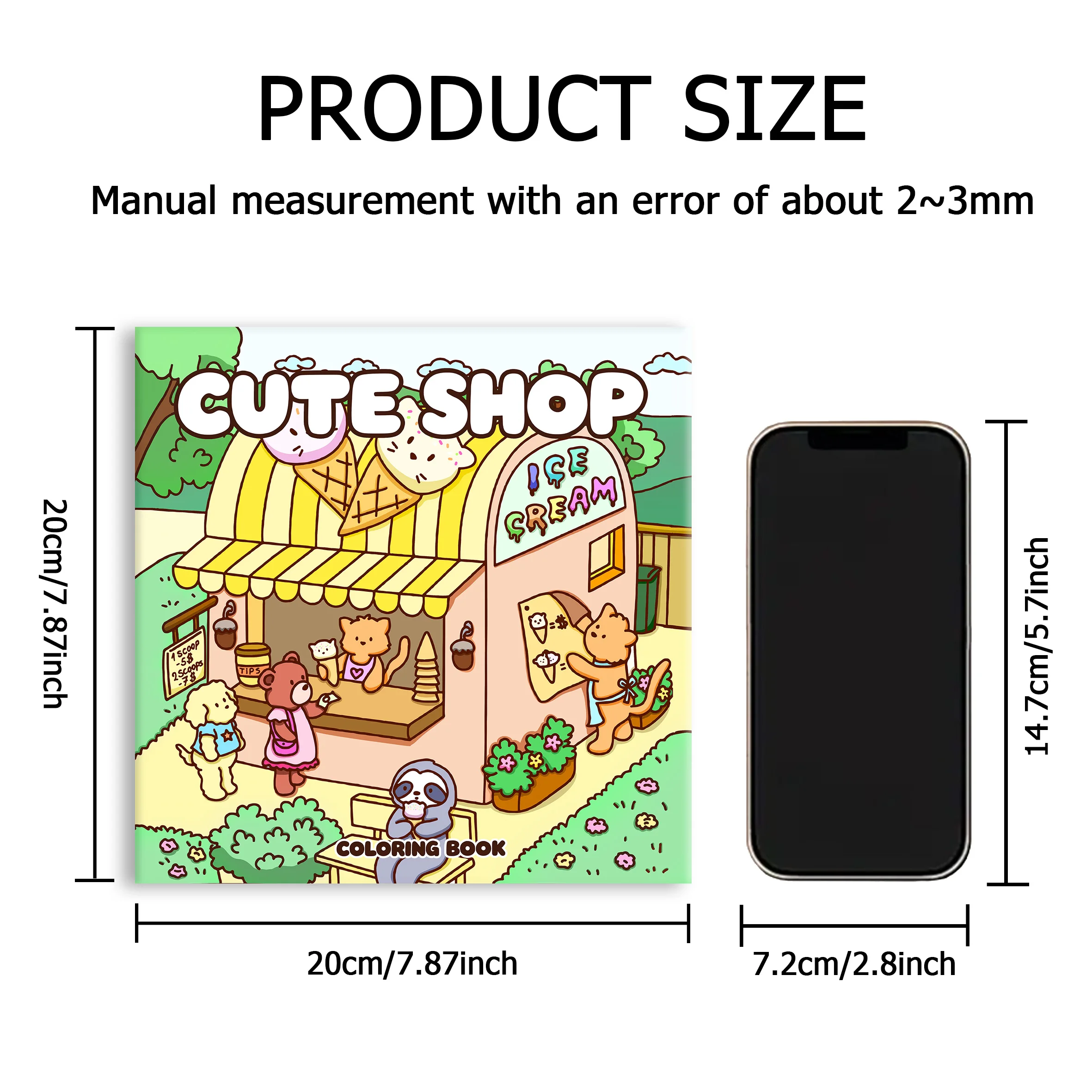 CUTE SHOP Bold-easy Patterns Coloring Book for Adults Cute Drawing Book Perfect Gift for Party and Birthday