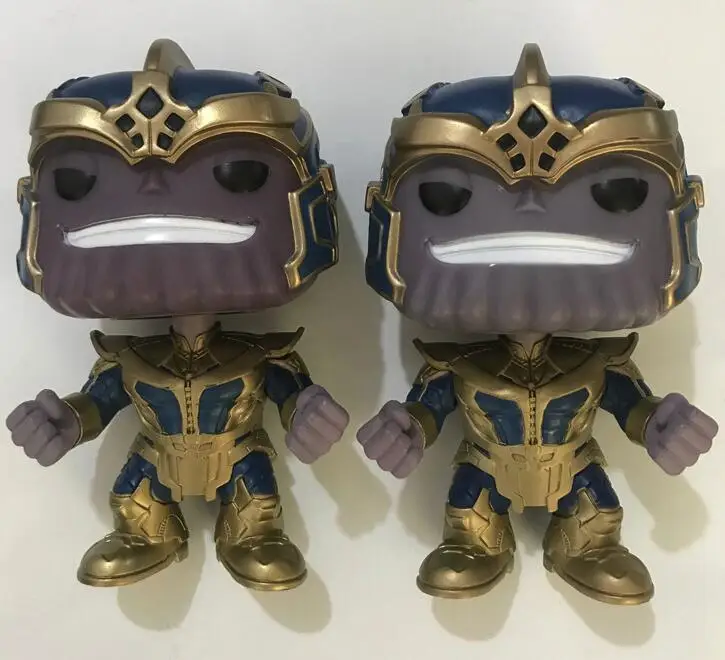 Limit Sale Big Marvel Thanos Glows in Dark Figure Collection Vinyl Doll Model Toys