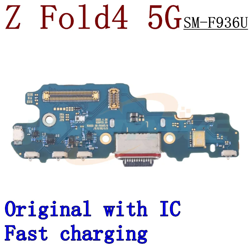 USB Charger Charging Port Dock Connector Board Flex Cable For Samsung Galaxy Z Fold 2 3 4 5 Fold2 Fold3 Fold4 Fold5 5G