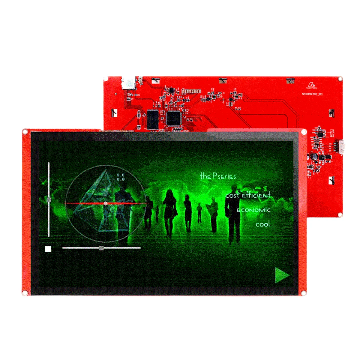 

NEXTION 10.1 smart NX1060P101-011R multifunction HMI resistive / capacitive LCD touch screen module without enclosure