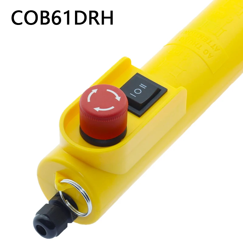 COB-61DR series direct operation rain proof crane control electric hoist up and down switch button with 30UF capacitor