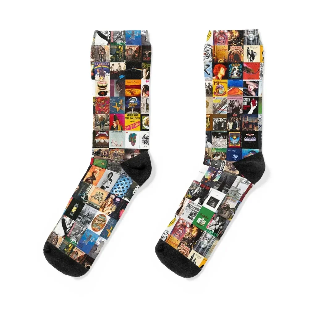 Greatest Rock Albums of All Time Socks sports and leisure floral Socks Men's Women's