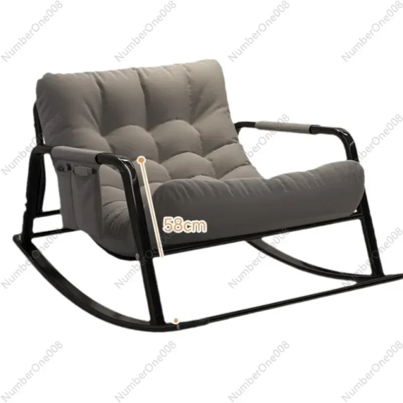 Rocking Chair Recliner Adult Leisure Home Lazy Sofa Double Internet Celebrity Light Luxury High-End Leisure Chair