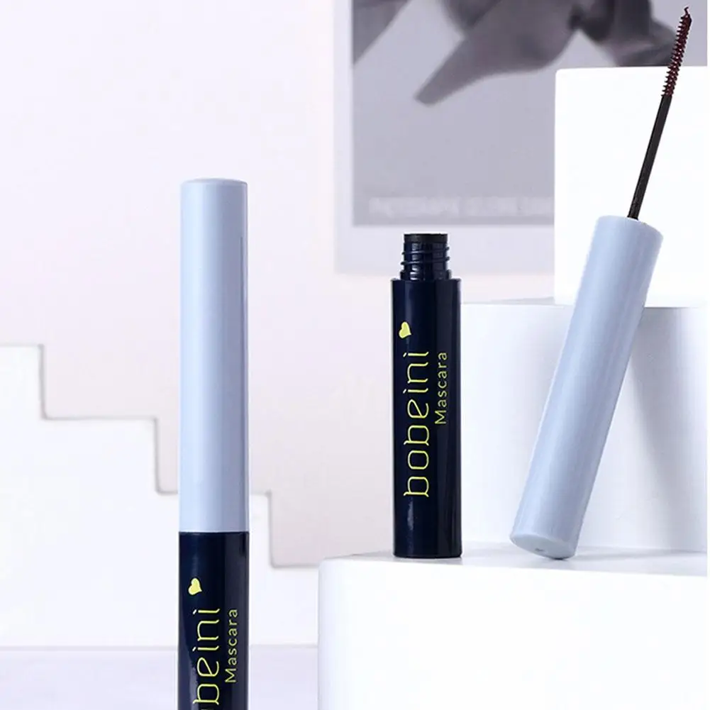 Feine Bürsten kopf Mascara wasserdichte natürliche stereo skopische Mascara dicke Werkzeug basis Auge lange kleine Form Curl Pinsel Curling mas w4g5