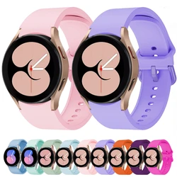 Silicone Strap for Samsung Galaxy Watch 7/6/5/4 40mm 44mm 5 Pro 45mm Wristband Bracelet Belt for Watch 6 4 Classic 47mm 46mm