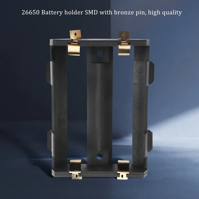 SMD 26650 배터리 거치대, 브론즈 핀, 26650 배터리 보관함, TBH-26650-2C-SMT, 2 X, 로트 당 5 개