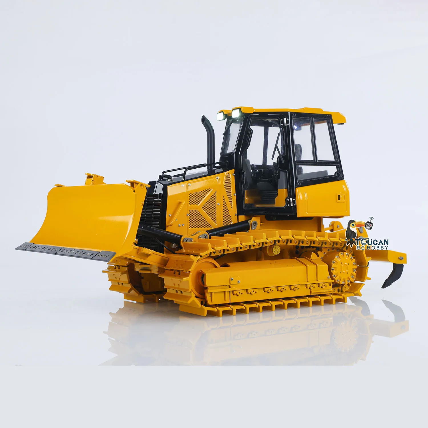 RC Bulldozer 1/12 hidráulico D3 RTR camión de construcción con Control remoto ST8 sistema de luz de sonido sin escobillas RC Dozer juguete modelo regalos