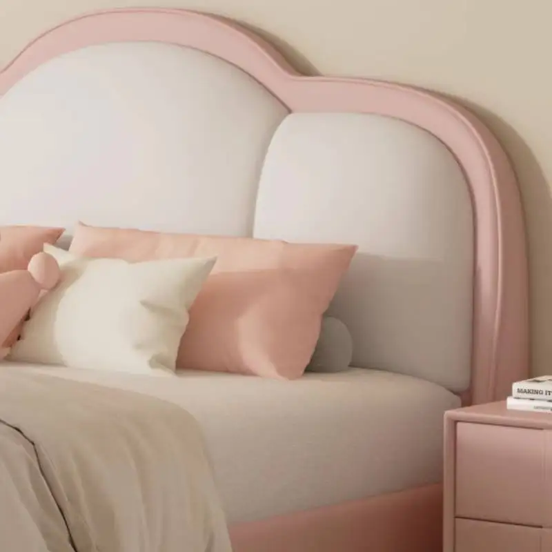 سرير أطفال بسيط فاخر قابل للتوسيع أوروبا عادي مخصص للفتيات سرير أطفال تصميم حديث مفرد Lettino Per Bambini أثاث منزلي #6