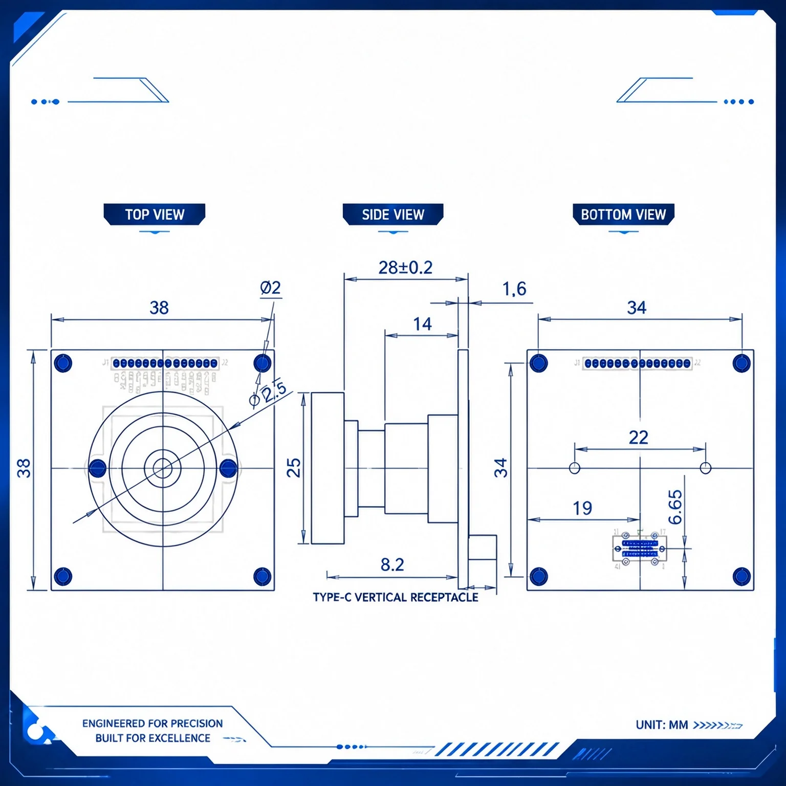 IMX678 Industrial Camera Module with USB3.0 8MP 4K HD 60fps UVC Driver Free 3840*2160 for Industrial Control Computer Equipment